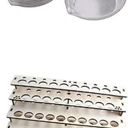 Merishopp Wooden Pigment Rack Organizer Paint Bottle Holder + 12 pcs Paint Tray|Toys & Hobbies | Models & Kits | Tools, Supplies & Engines-image-39