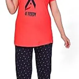 4k fashion Women's Cotton Star & Dot Printed Night Suit Set of Top & Pyjama Pack of 2-picture-54