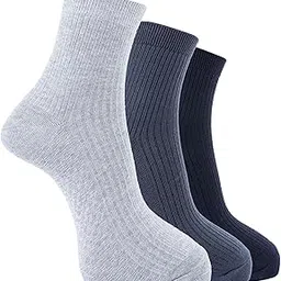dollar Cotton Ankle Length Socks for Men's Free Size In (3 Pair)-picture-23