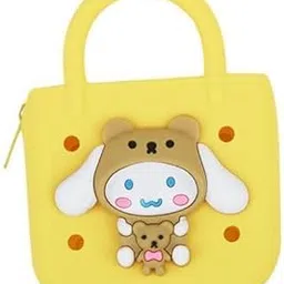 enakshi (label) 3xBeach Hole Bag Casual Trendy Silicone Beach Tote for Party Shopping Holidays Yellow|Clothing, Shoes & Accessories | Womens Handbags & Bags-picture-17