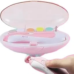 Trusted New Baby Nail File Electric || Baby Nail Trimmer with 6 Grinding Heads Safe for Newborn Baby Baby Nail Clippers with Light || Electric Baby Nail Trimmer(Multicolor) Nil Exporttanza-P4917-picture-10