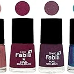 SMC Fabia Platinum Collection 6 ml each Set of 6 High Shine Long Lasting Nail Polish Colors,03934-picture-34