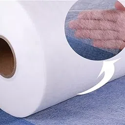 Premium Double Sided Fusing Roll - Rivil Civil - Fabric Fusing or Iron-on Transfer - Double Sided Interfacing Fusible Interlining Buckram Light Weight 10 GSM (Width : 40 Inch) 5 Meters-picture-26