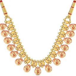 joyalukkas 22K (916) Purity Serenade Floral Necklace For Women-picture-34