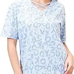 av2 Relaxed Women Printed Cotton Top & Shorts Coord Set -2558-picture-38