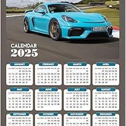 ESCAPER Car Wall Calendar 2025 hanging (45 x 30 cm), Car Wall Calendar 2025 for Room Decoration, Car Wall Calendar 2025 for sports car, Car Wall Decor, Car Wall Calendar 2025 hanging big size-image-66