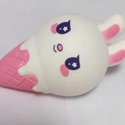 Squishy Toy Sweet Ice Cream Bunny | Cute Stress Relief & Soothing Slow Rising Squishy for Kids & Adults Squeeze Stress Reliever Random Color (Pack of 1)-image-18