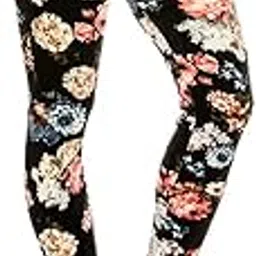 ketkar Girl's Flower Fleece Lined Thermals Thick Warm Winter Stretchy Leggings with Pocket-picture-21