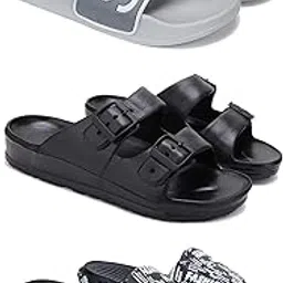 drackfoot Men's Sandals | Lightweight Wear| Stylish & Easy to Wear For Men'S GRT-SAN-(3-COMBO)-1589-3115-3103-picture-21