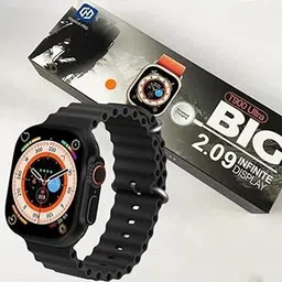 T900 Ultra Smart Watch, 2.09" Infinite Display, Bluetooth Calling, Fitness Tracker with Heart Rate & Activity Monitor, Silicone Band (Black)-picture-14