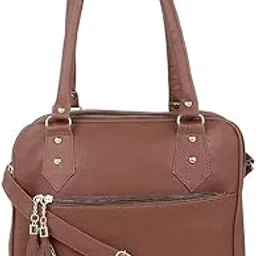 Women Satchel Bag | Zip Pocket Canvas Handbag for Ladies,Tote Bag office bag Ladies Shoulder Bag Tote for Women-image-2