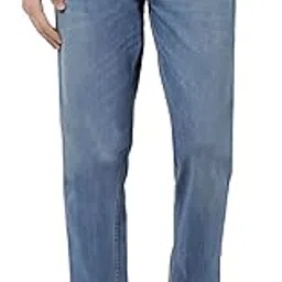 numero uno Men's Casual Mid Blue Denim Regular Fit Sustainable Stretchable Jeans-picture-34
