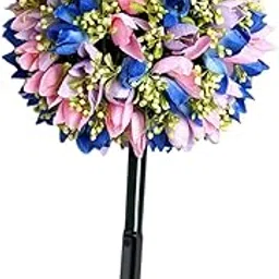 VELURA Artificial Flower Garden Stake Photo Props Ornament for Lawn Flower Bed Yard Blue Pink|1 Artificial Flower Garden Stake|Statues & Lawn Ornaments| Yard, Garden & Outdoor Living |Home & Garden-image-14