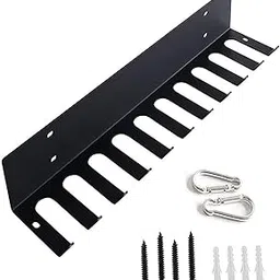 JAZZY PEARLS® Home Gym Storage Rack Home Decoration Barbell Fitness Equipment Shelf Holder Long-Sporting Goods-Fitness Running & Yoga-Strength Training-Weight Storage-image-44