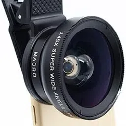 Mobile Phone Lens Kit 0.45X Wide Angle + 10X Macro Clip-on Lens-T4-picture-17