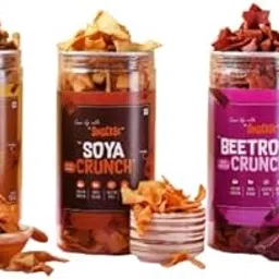 Snackes Healthy Snacks Variety Pack, Ragi Crunch, Soya Crunch, Beetroot Crunch, 3 Flavours-picture-32