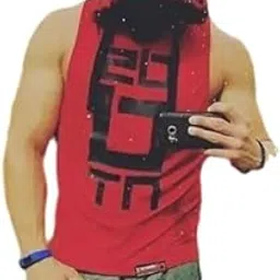 Round Neck Big Armhole Gym Stringer Vest for Men|Gym_tee234-picture-54