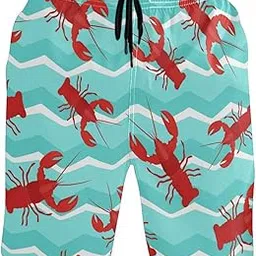 frmg Men's Swim Trunks,Quick Dry Beach Shorts with Pockets and Mesh Lining S-XXL, 20150538, Medium-picture-50