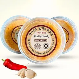 Kravings Dosa Khakra-Peri-Peri | Pack of 3-100g each (apporx 50+ pieces)| Gluten-Free, Nutritious Snack | Rice & Dal Based | No Palm Oil | Zero Trans Fat | Zero Cholesterol | Healthy & Delicious |-picture-15