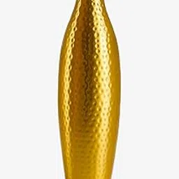 FURNIQUE Tall Metal Decorative Vase – 46 cm Hammered Finish Floor Vase for Living Room, Hallway, or Office – Elegant Accent Piece for Home Décor-picture-62