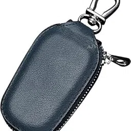 AJM 360 Protection Shockproof Design Leather Case Compatible with Oneplus Buds Nord 2R (Navy Blue)-picture-39