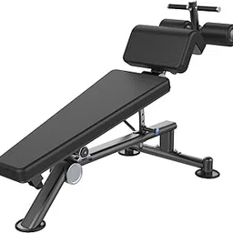 PowerMax Fitness GS-037 Adjustment Decline Bench, Weight Capacity Incline&Decline Exercise Fitness Bench image 1