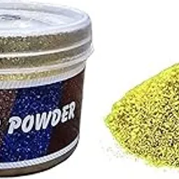 Glitter Sparkle Powder, Multiple Use Pack 100 GRAM (Brand-Fastobond) (GOLDEN)-picture-18