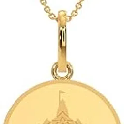 kalyan jewellers 24K (999) Purity Ayodhya Gold Coin Pendant 2 Gms-picture-13