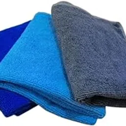 Orth Microfiber Cloth - 3 pcs - 40x60 cms - 350 GSM Grey - Thick Lint & Streak-Free Multipurpose Cloths - Automotive Microfibre Towels for Car Bike Cleaning Polishing Washing & Detailing-picture-54