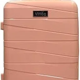 vittag Spinner Ribbed Design Suitcase with 8 Wheels | Durable Polypropylene Body with Lock | Aluminium Trolley for Travel Luggage for Men and Women(Yellow, 58 CM)-picture-53