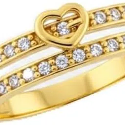 jsmorison AD Finger Ring for Women & Girls | American Diamond Adjustable Ring | Stylish Fashion Jewelry for All Occasions-picture-10