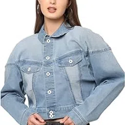 pepe jeans Cotton Blend Women's Classic Fit Standard Length Jacket image 1