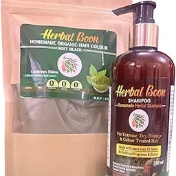 Hair colour (black) and shampoo for dry hairs combo pack 700/--picture-38