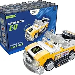 8-in-1 Speed Racing Cars Lightning (96 Pieces) | Learn About Electric Vehicles | Building Block Set for Kids Age 6+ | STEM Educational Toy | Build, Collect & Create Big-Size Racing Car-picture-10