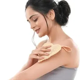 Natural Heart-Shaped Loofah Bath Sponge, Chemical-Free Body Scrubber for Exfoliation,100% Natural Body Scrubber(Pack of 2)-picture-58