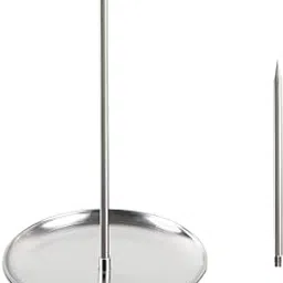 Vertical Skewer Brazilian Barbecue Skewer Stand Stainless Steel Removable Grilling Meat Spit for Roasting Meat Steak Whole Chicken Sausage-picture-12
