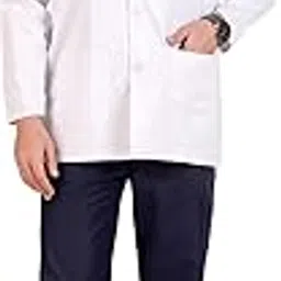 MediMarche Men's Lab Coat for Doctors and Medical Students| Cotton Long Sleeves Medical Apron | 3 Pockets | Uniform for Doctors-picture-58