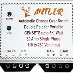 Automatic Change Over Switch Double Pole for Portable GENSET Upto 6K. Watt-picture-24
