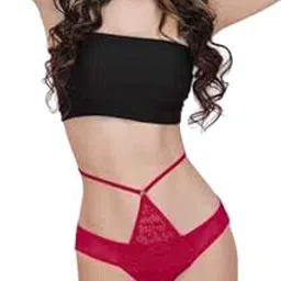 Women Bikini Pantie Red (M, 1)-image-3