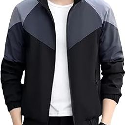 mia fashion Mens Water Rasistance Jacket for Light Rain | Full Sleeves Stylish Zipper Jacket Inside Pocket for Bike Riders & Outdoor Activity-picture-3