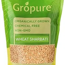 GroPure Organic: From Soil to Soul - Wheat Sharbati - 5Kg I Enjoy the taste of Pure Products I Chemical & Pesticide Free I Best Organic Wheat I-picture-28