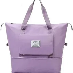 Pramit enterprise 100 L Gym Duffel Bag - Folding Travel Bag Waterproof Large Capacity Foldable Storage Bag Handbag - Purple-picture-17