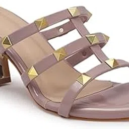 Women Comfortable,Block Heel,Round Toe,Slip On,fashion Sandal for Daily use, Office use, Casual use-image-31