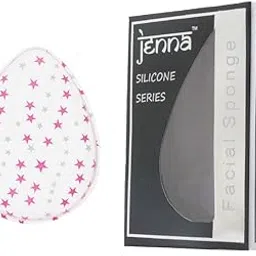 Jenna Silicone Makeup Sponge, Star Drop, 110G, White-picture-16