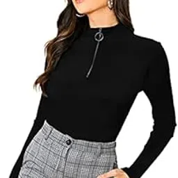 illi london Women's Slim FIT Tops & T-Shirt-picture-10