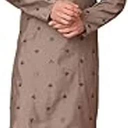 jompers Men's Collar Chikankari Embroidered Kurta with Pyjama-picture-22