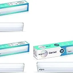 wipro Garnet 5 Watts LED Batten (Pack of 2, Warm White and Golden Yellow) Garnet 1 Feet 5-Watt LED Batten (Cool Day Light), Pack of 1-picture-11