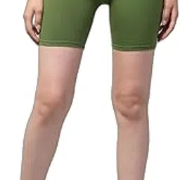 Apraa & Parma Sports Solid Women Dark Green Cycling Shorts ()_PT_1606-picture-25