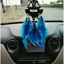 Sacred Lord Shiva Car Hanging with Dream Catcher Design - Rear View Mirror Decor, Ornament, and Positive Vibes Accessories for Cars, Balconies, and Rooms [Multi-Colored] Idea-image-77