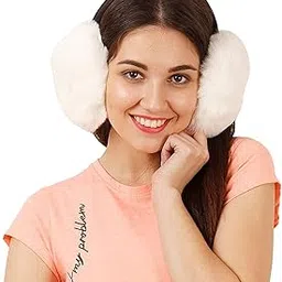 Women's Winter Outdoor Wear Ear Muffs/Warmer for Kids and Adults, Ideal Head/Hair Accessory for winters (Beige)-picture-40